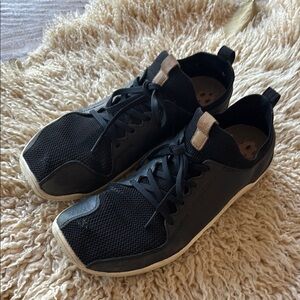 Vivo Barefoot Black and Tan Sneakers Lightweight Breathable Design